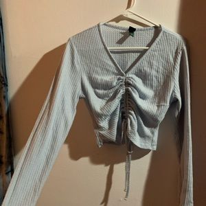 Long sleeve crop top